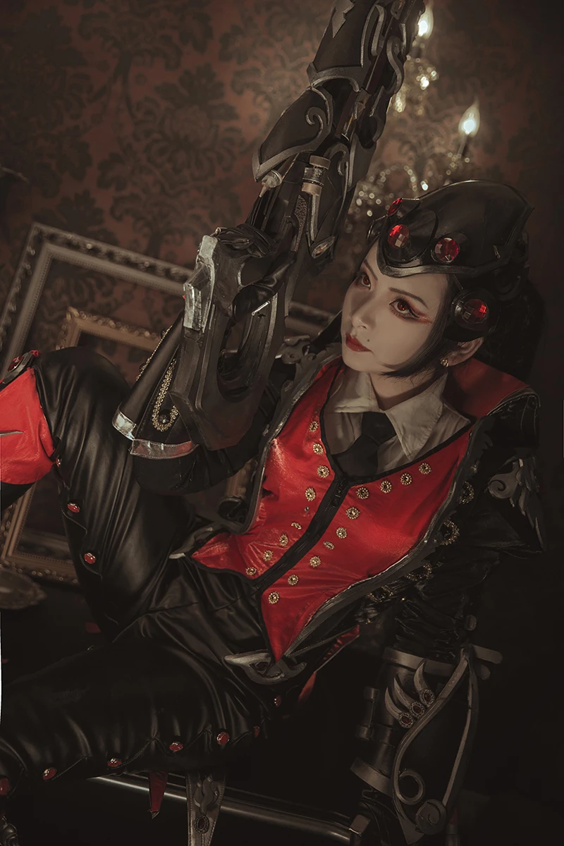 Персональный Индивидуальный размер OW Widowmaker Fatale Косплей Костюм Охотник кожа Роскошная Униформа Костюмы на Хэллоуин аниме одежда наряд cos