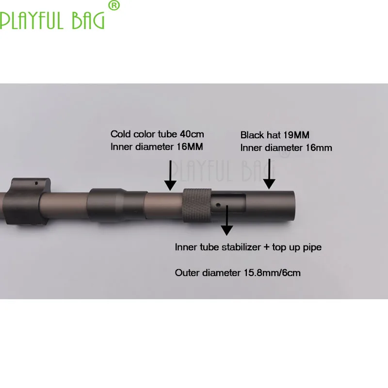

Аксессуары для водяного пистолета CS Mk12 mOD1, выпуклая и вогнутая трубка из обновленного материала, декоративная трубка M110, M09