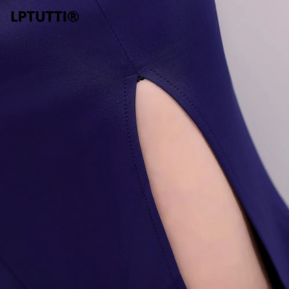 LPTUTTI с круглым вырезом шифон Новое женское элегантное платье Дата церемония