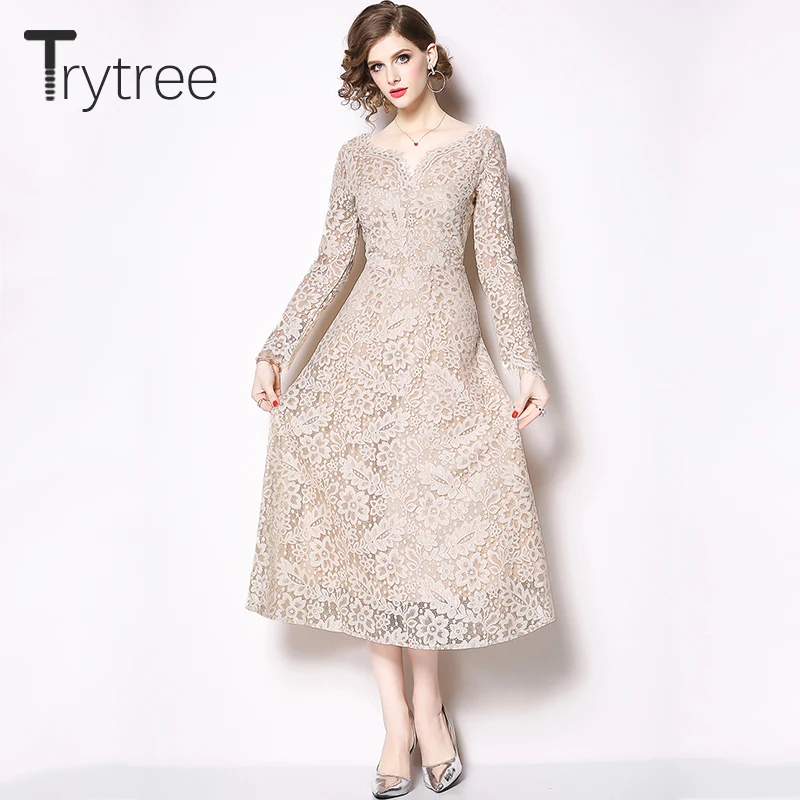 Женское платье с цветочным принтом V образным вырезом и вышивкой|Женские платья| |