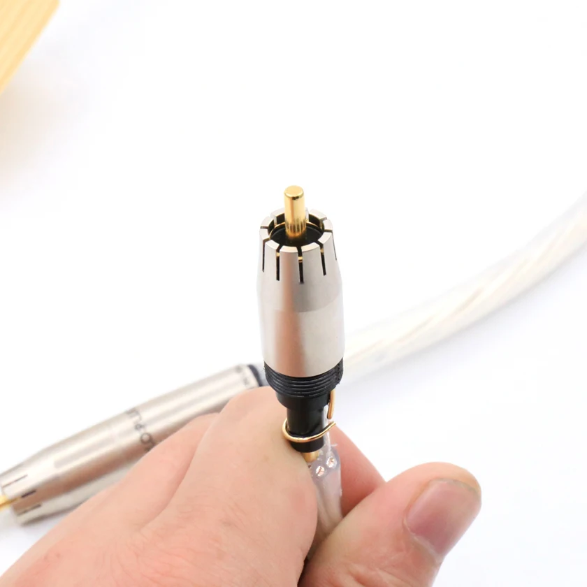 Nordost Odin2 Серебристые превосходные справочные интерсоединения RCA кабель аудиофил