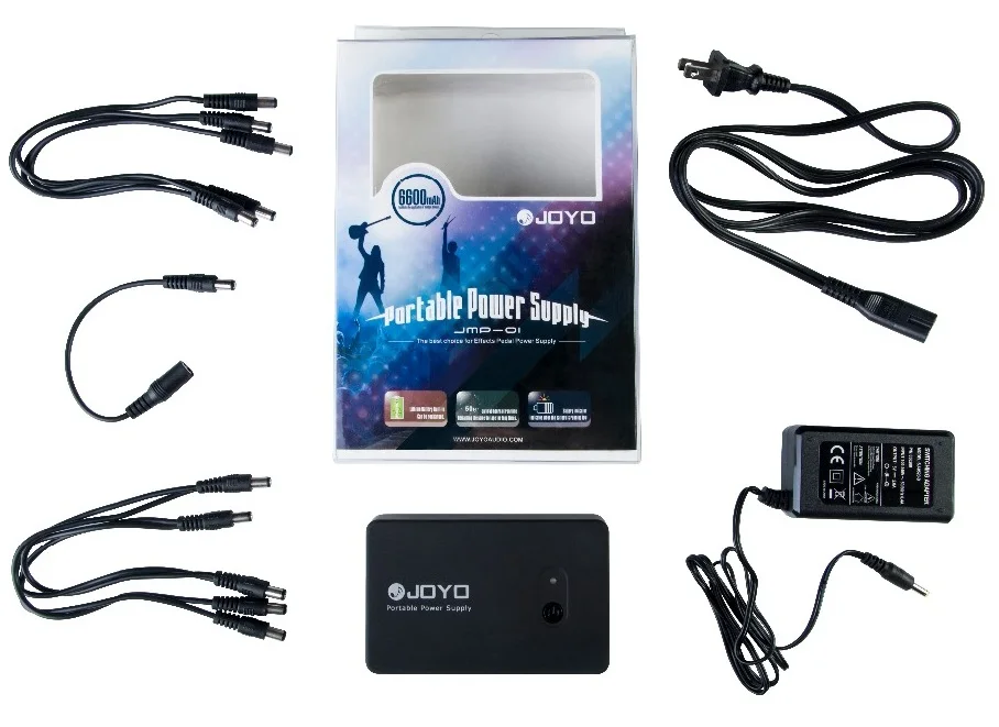 electrict Гитары педаль Портативный Питание Перезаряжаемые Батарея 2000mA Выход LED PSU