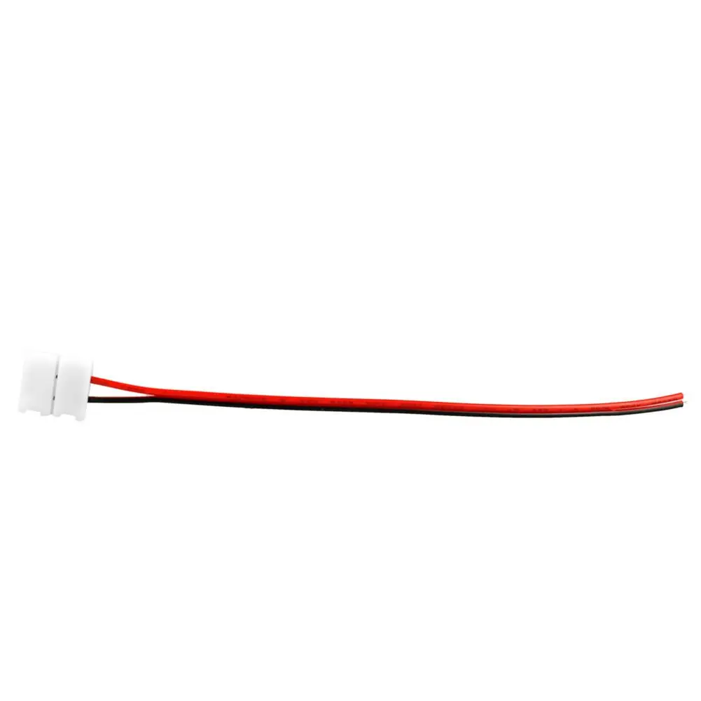 SHGO 20PCS 10 мм 2 контактный одиночный Соединительный Кабель адаптер для 5630 5050