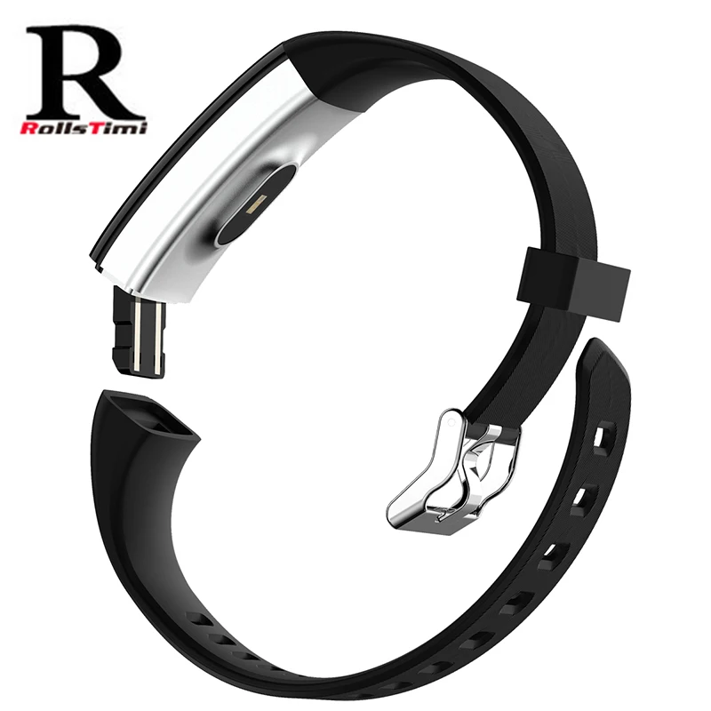 RollsTimi Bluetooth умные часы с функцией мониторинга сердечного ритма для Android iOS USB