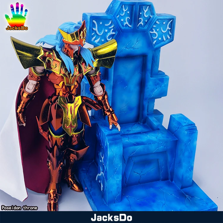 Sainte Seiya Jacksdo большое сиденье Святой ткани Миф EX фигурка короля моря Посейдон роскошный трон аксессуар
