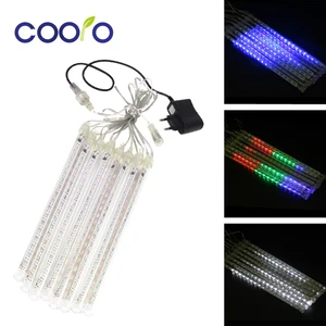 30 см 8 трубок метеоритный дождь Led свет ЕС США вилка дождь свет Рождество Гирлянда Свет сад дерево уличное украшение