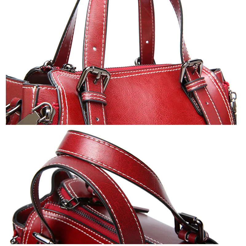 Сумки из натуральной кожи Европейская и американская мода докторская сумка