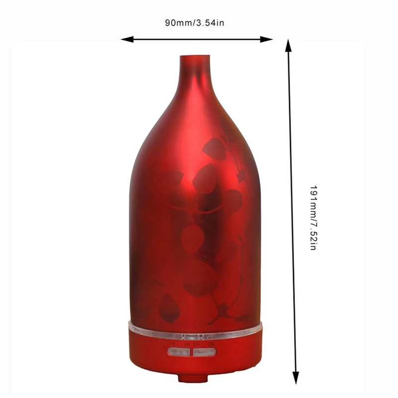 Хит! 3D стеклянный Ароматерапевтический аппарат увлажнитель воздуха для дома и