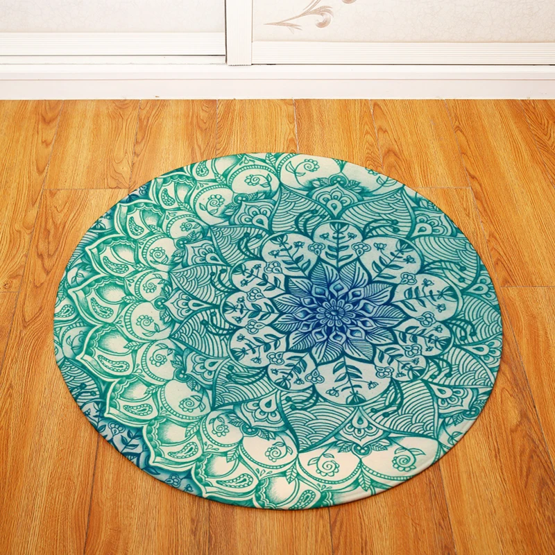 Современная мода скандинавский Геометрическая круглая стул/настольный коврик