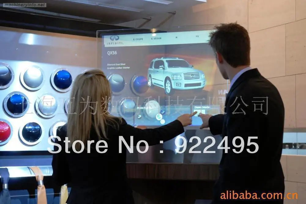 Интерактивная Мультисенсорная фольга 42 дюйма полное соотношение 16:9 10 точек