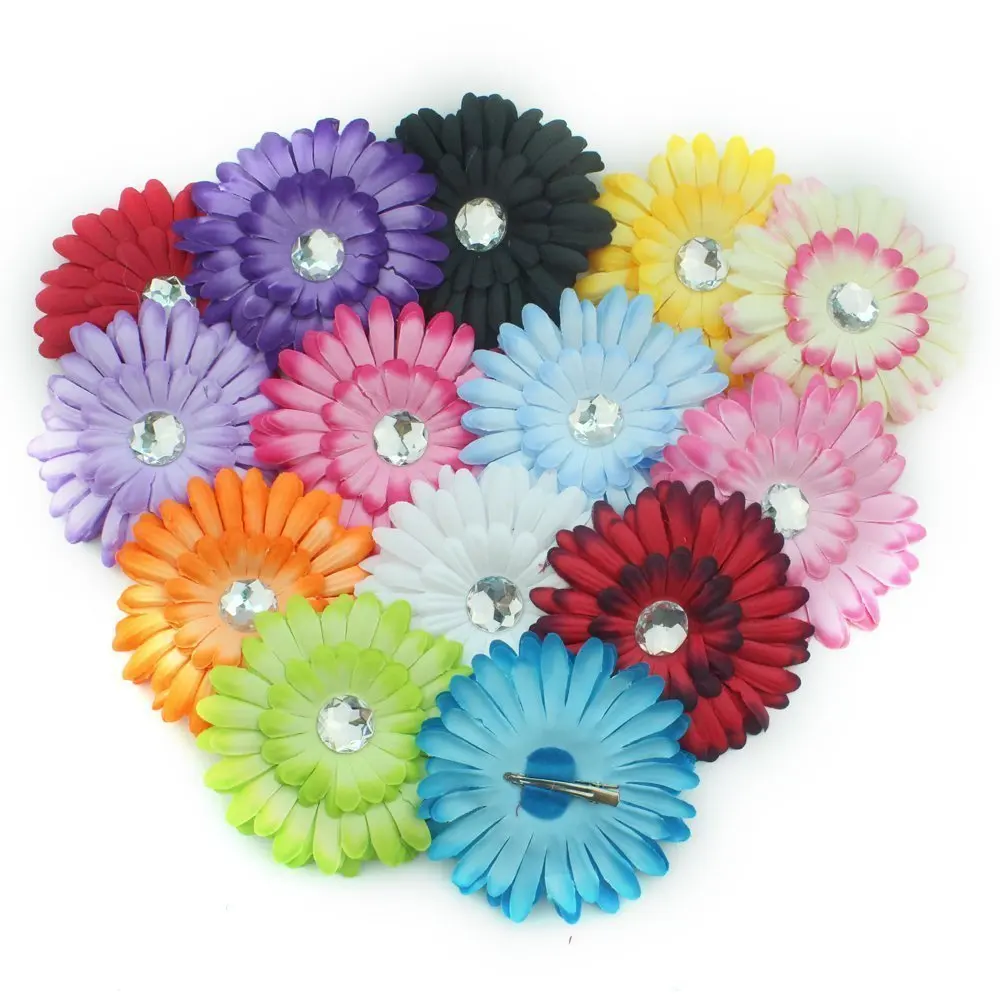 14 шт./партия 4 дюймовые заколки для волос в виде маргариток цветов|hair clip|gerber