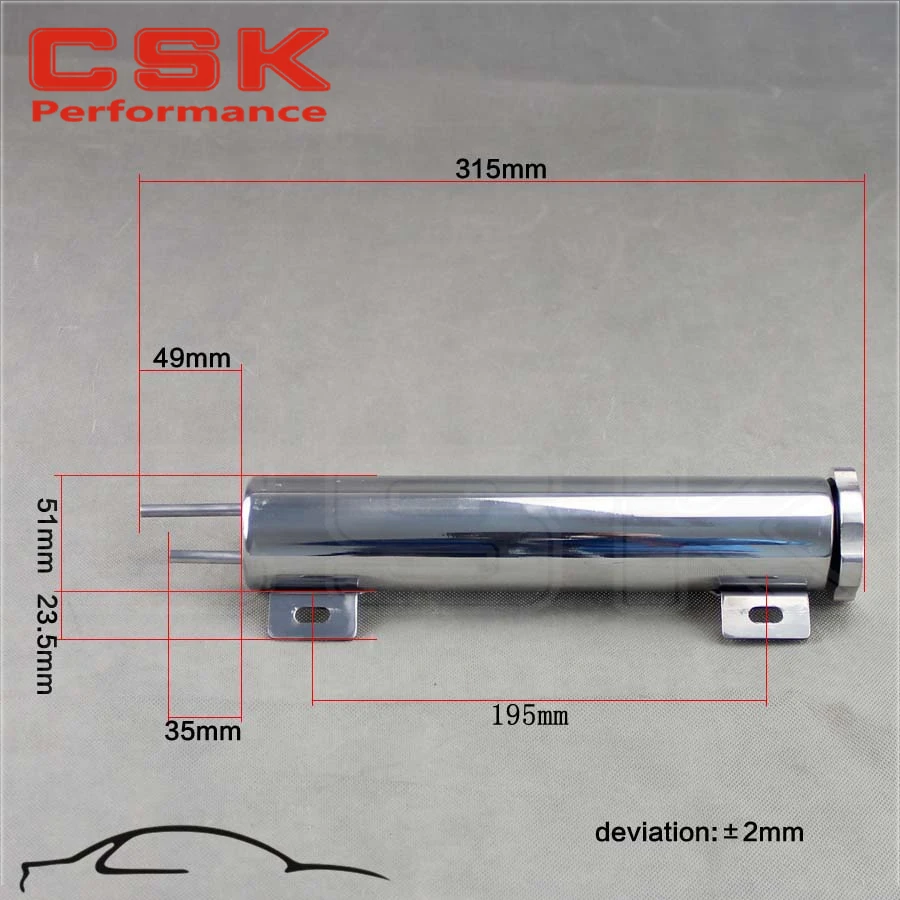 2 &quotx 13&quot 2x13 алюминиевый радиатор переливающийся бак Catch Can УНИВЕРСАЛЬНЫЙ