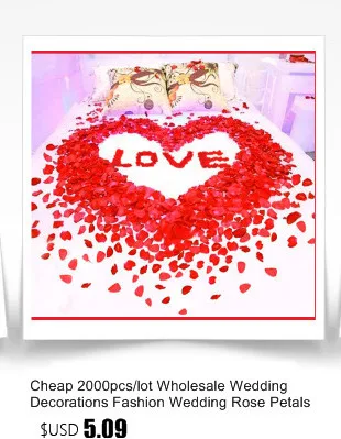 Rose Petals Wedding Accessories 1000 pieces / lot Cheap Petalas Artificiais Rose Petals Flowers Wedding Decoration Beautiful