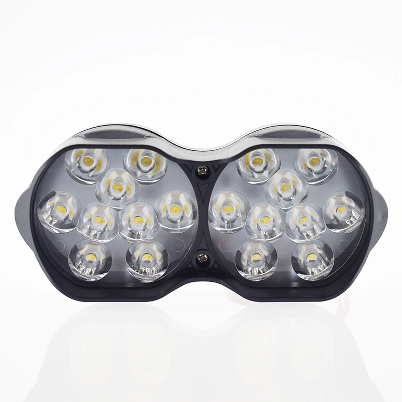 

Фара для мотоцикла, скутера, точечный светильник в сборе, 12 В, 24 В, светодиодная фара 6500K для мотоцикла, точечное освещение, фара для автомобил...