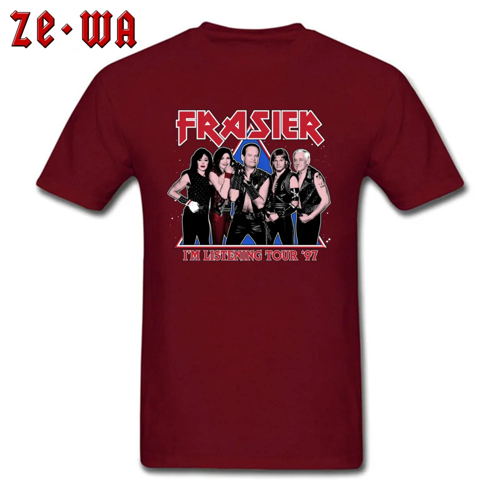 Футболка 90 х ТВ 2019 забавная Мужская футболка FRASIER I LISTENING TOUR 97 Американские