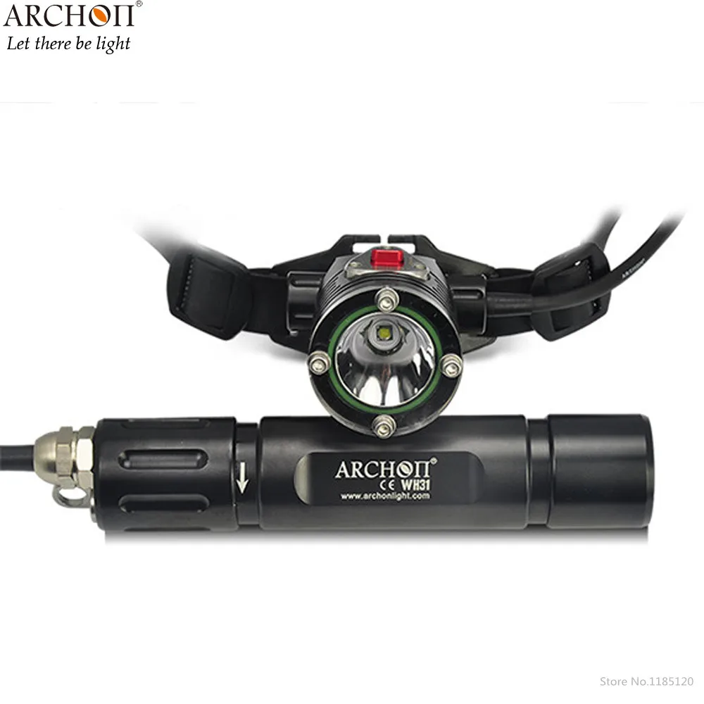 ARCHON DH25 фонарь для дайвинга CREE XM L LED max 1000 люмен погружение под водой 100 метров