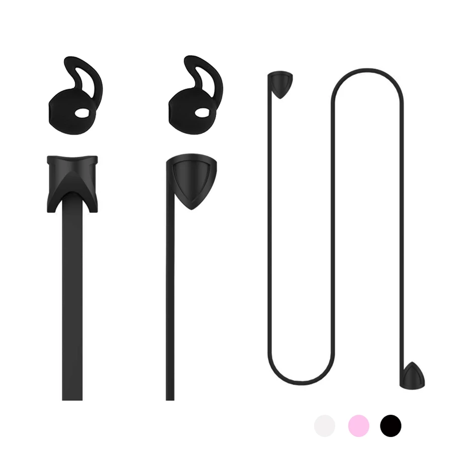 Силиконовый ремешок для наушников Apple Airpods веревка с петлей + Крючки AirPods 2