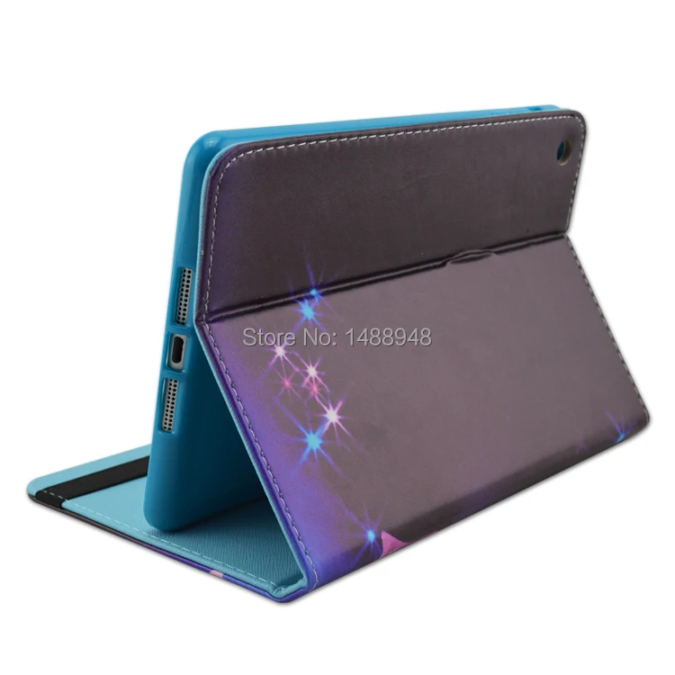 Unique New Night Butterfly TPU+PU Leather Cover Case With Elastic Belt For iPad mini 1/2/3 Tablet|leather belt buckle|belt buckles for girlsleather