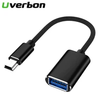 mini usb otg cable super speed 5pin usb mini b male to usb 2 0 female data converter android otg adapter cable for samsung
