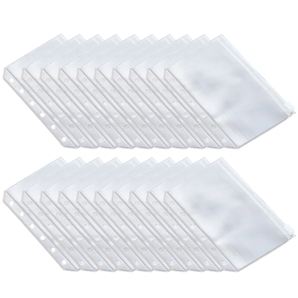 Водонепроницаемый Прозрачный чехол для документов 20 шт. размер A6 ПВХ дома школы и