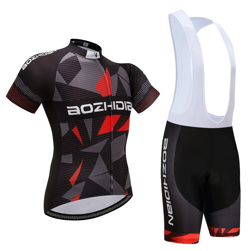 2019 летние Велосипеды Джерси Биб шорты комплект для мужчин и женщин Открытый