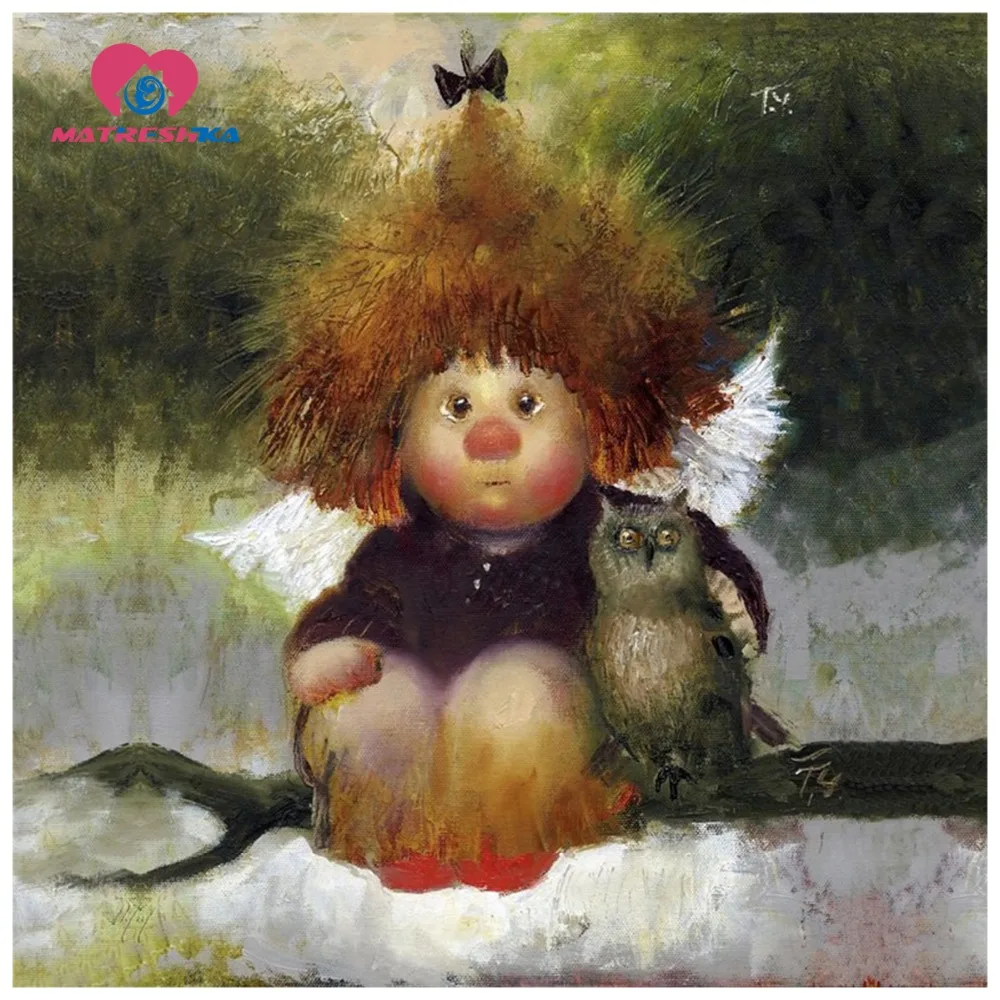 5d вышитый бриллиантами Ангел картины Стразы мозаика из страз полная сборка