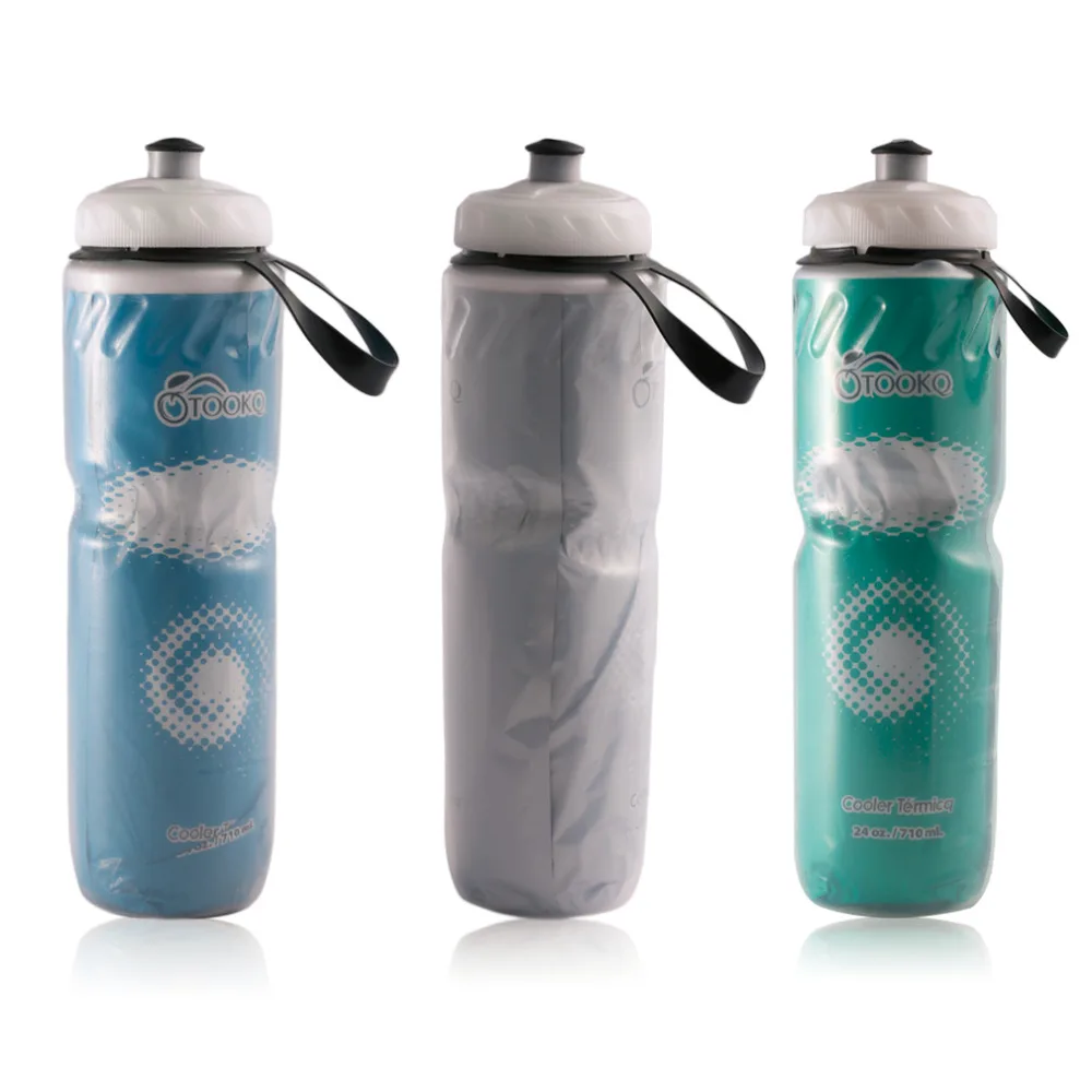 

Ractmerk 710ml Portable Outdoor Insulated Water Bottle Bicycle Bike Cycling Sport Water Cup Kettle Recyclable Bottle 24oz