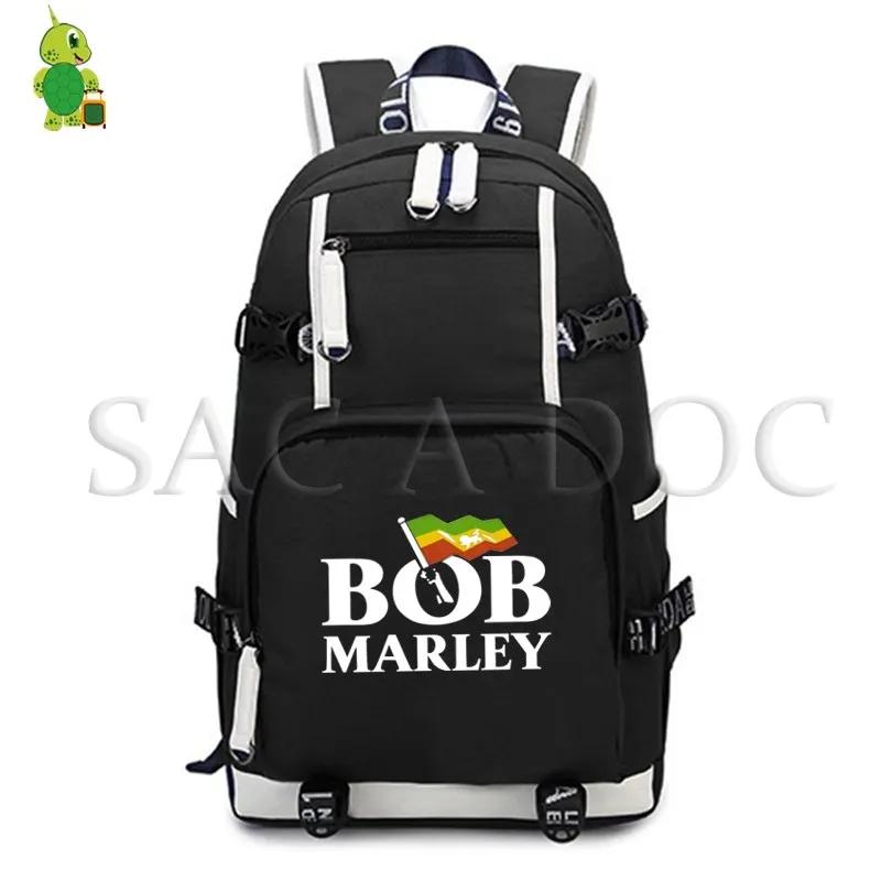 Bob Marley One Love рюкзак для ноутбука модные школьные сумки для подростков девочек мальчиков Повседневный вместительный рюкзак для путешествий