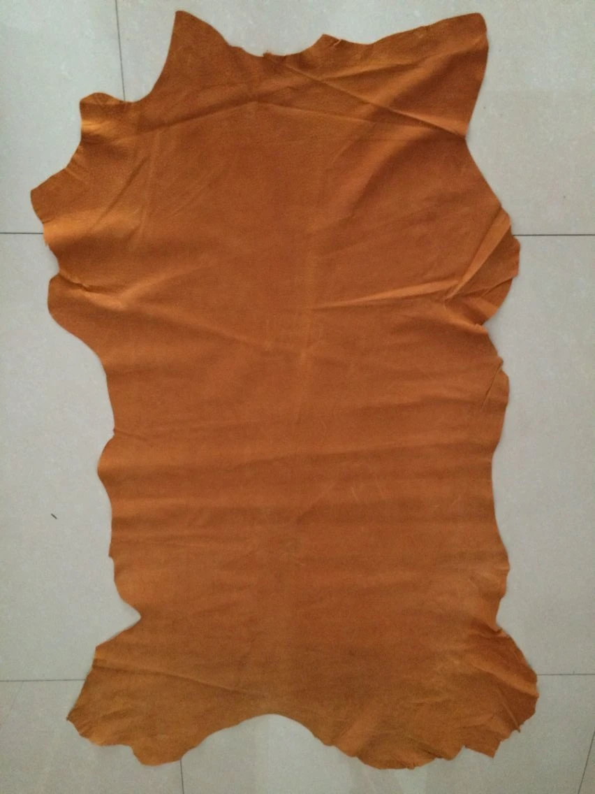 

Genuine brown color split pig leather for bag shoe