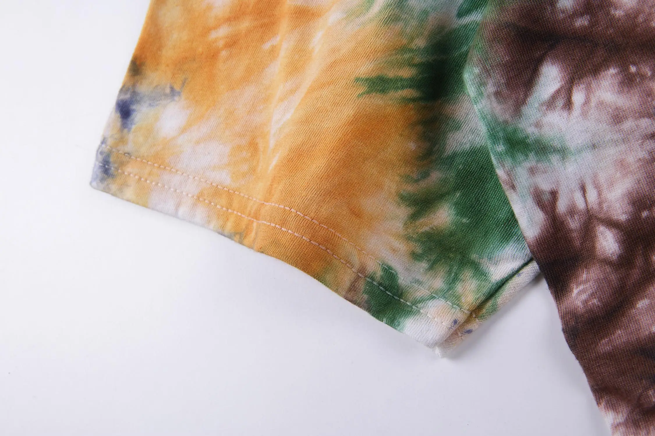19SS Трэвиса Скотта астромира футболка 1:1 высокое качество инопланетянин Tie Dye футболка уличного рынка хип-хоп Astroworld футболка
