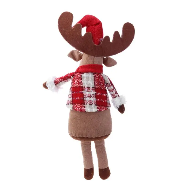 

Newest Christmas Gift Deer Doll navidad Christmas Decorations for Home Xmas Tree Hanging Ornaments Pendant Gift 32*12cm