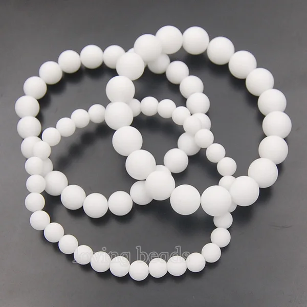 10 шт./лот матовое Натуральное белое рассеиватель декоративные камни круглые