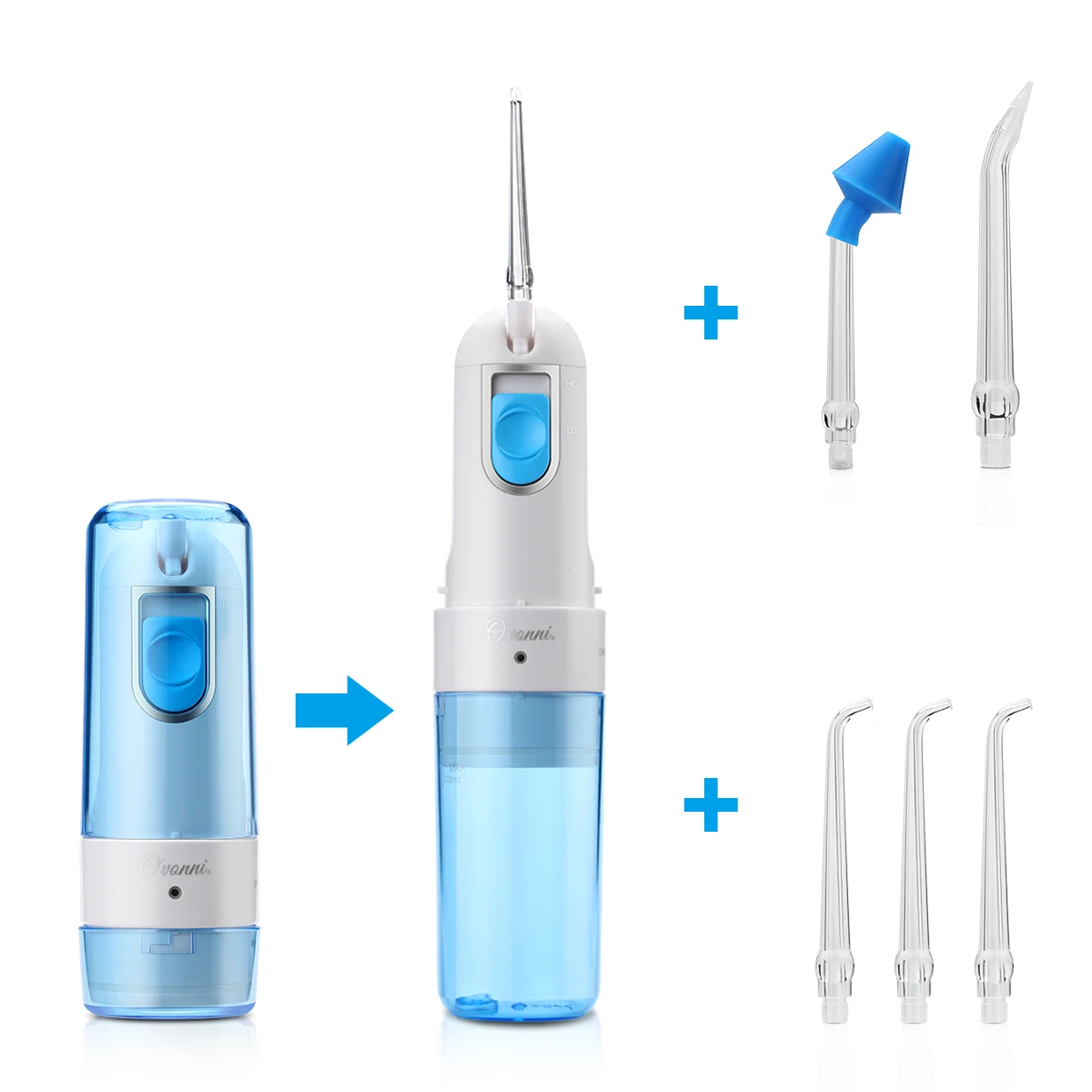 Ovonni зубные Flosser Ирригатор для полости рта Вода Портативный ирригатор