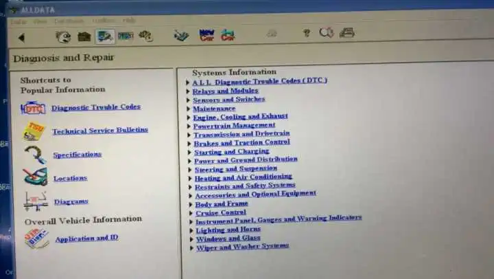 Программное обеспечение Alldata программное для ремонта автомобиля alldata V10.53