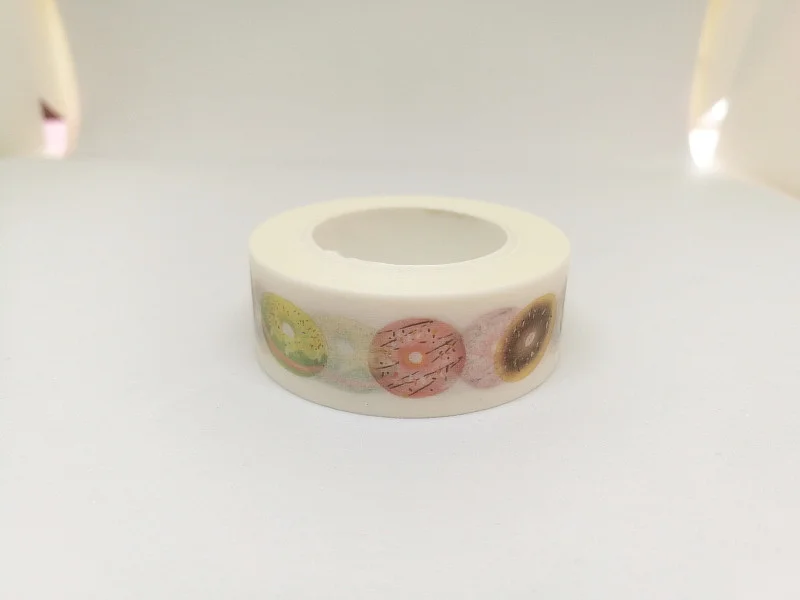 

2pcs Lovely doughnut washi tape Adhesive Tape DIY decoration Scrapbooking Sticker Label Masking Tape School Office Supply