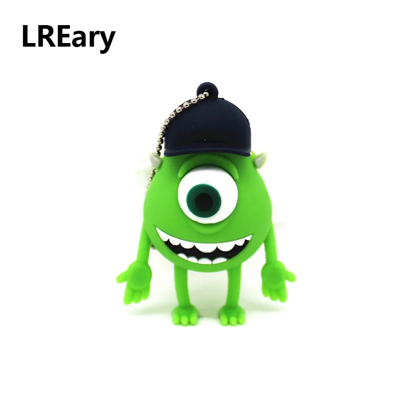 Зеленый Mike Wazowski Монстр флэш накопитель usb карта памяти Флеш персонализированный