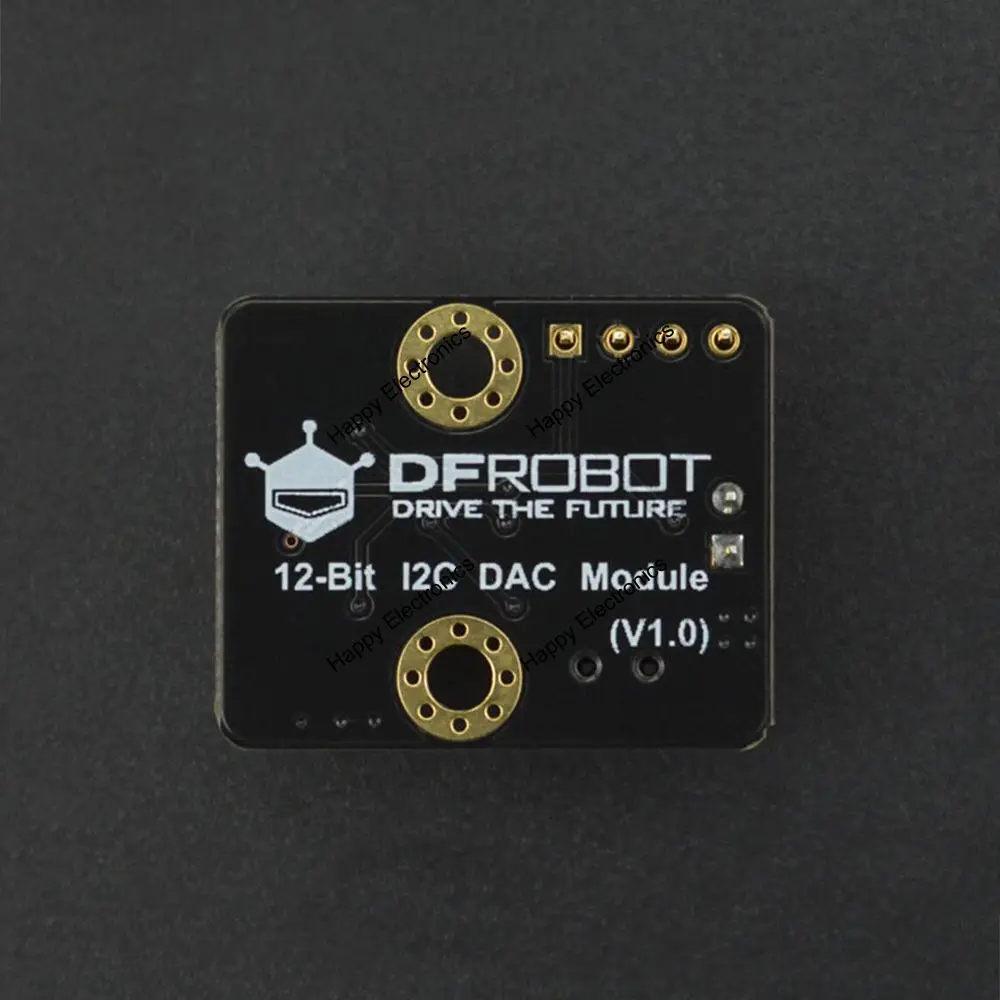 DFRobot Gravity I2C 12 разрядный цифро аналоговый модуль преобразователя AD DA С MCP4725 EEPROM
