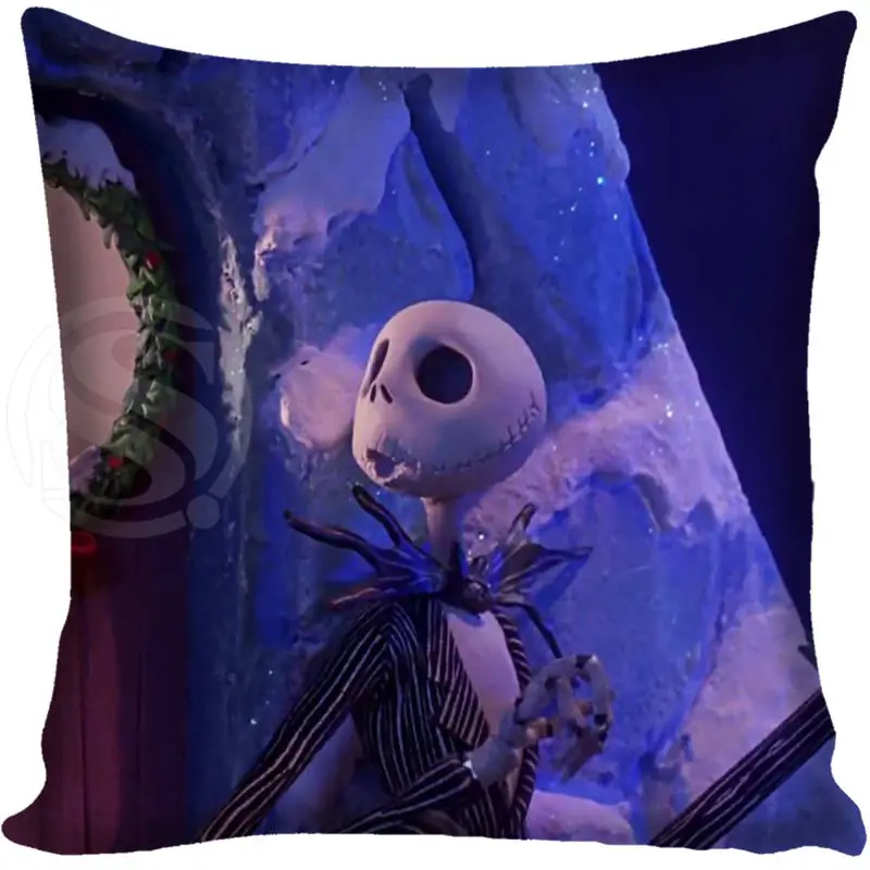 Pillowcase Пользовательские Джек Кошмар перед наволочка площади молнии домой декоративная наволочка две стороны печатных 35X 35, 40 X40 45X45 60X60 - Цвет: Pillowcase