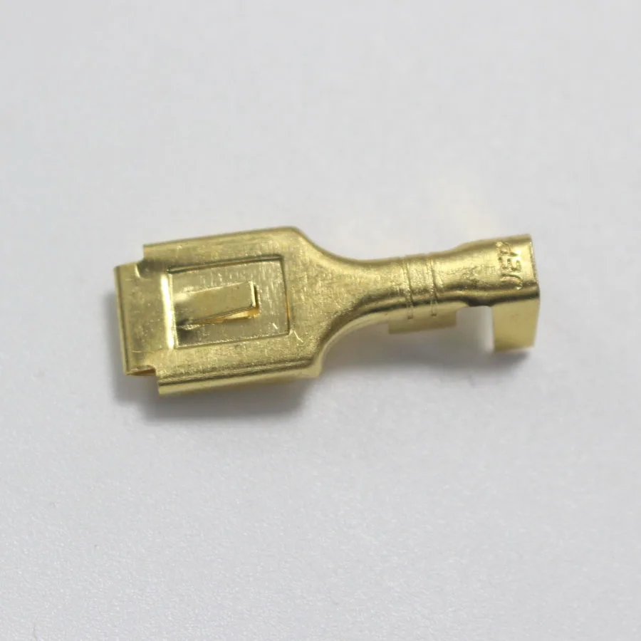 20pcs 7.8 Inserted Spring Terminals 7.8mm Self-locking Brass Crimp Terminal for Connector Accessories | Обустройство дома