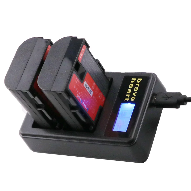 Bateria LP-E6 LP E6 LPE6N батарея камеры Япония Sanyo сотовый+ светодиодный USB двойной зарядное устройство для Canon EOS 5DS R 5D Mark II 5D 6D 7D 80D