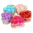 Случайные сердца Ароматические ванны тела лепесток роза цветок мыло свадебное украшение