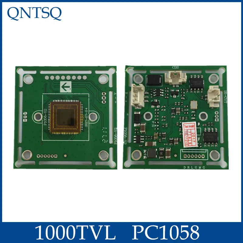 Плата камеры CMOS 1/3 дюйма инфракрасная камера 1000 ТВЛ HD видеонаблюдения PC1058