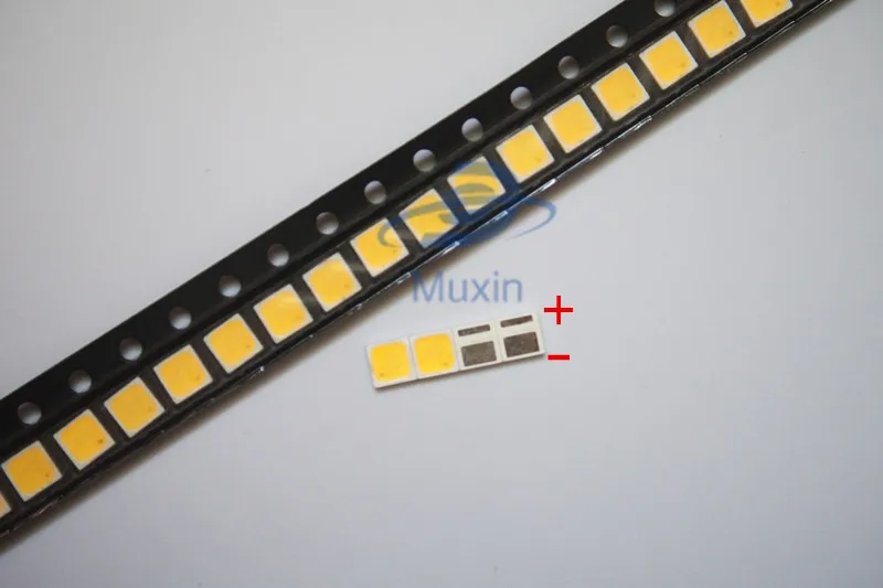 Импортный корейский светодиодный светильник lg 50 шт. 3030 SMD 6 в белые бусины