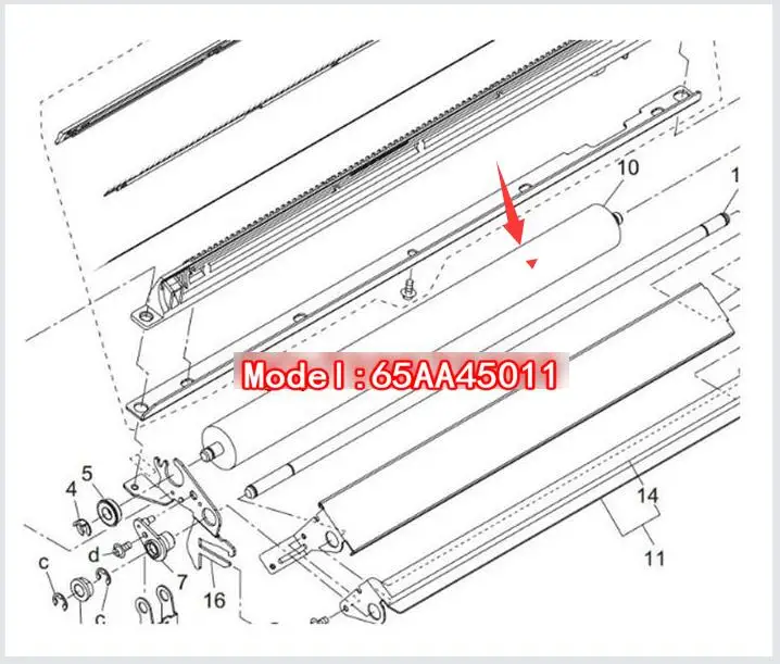 Compatible Copier Parts for Konica Minolta 65AA45011 bizhub Pro c500 c8050 c6500 c6501 Transfer Roller 4969102301 4969-1023-01 | Компьютеры