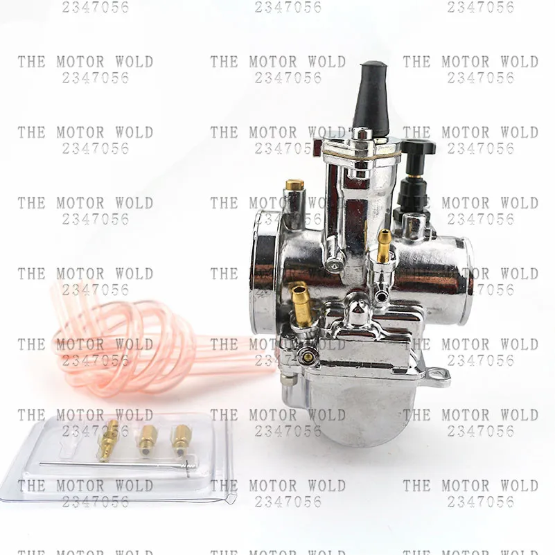 

Silver 28mm Motorcycle Accessories Carburetor Brand New PWK KOSO Carburetor With Power Jet