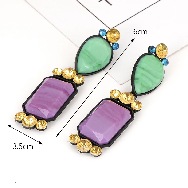 Boho Винтаж Геометрическая себе серьги для Для женщин Bijoux Макси Jewelry Шарм