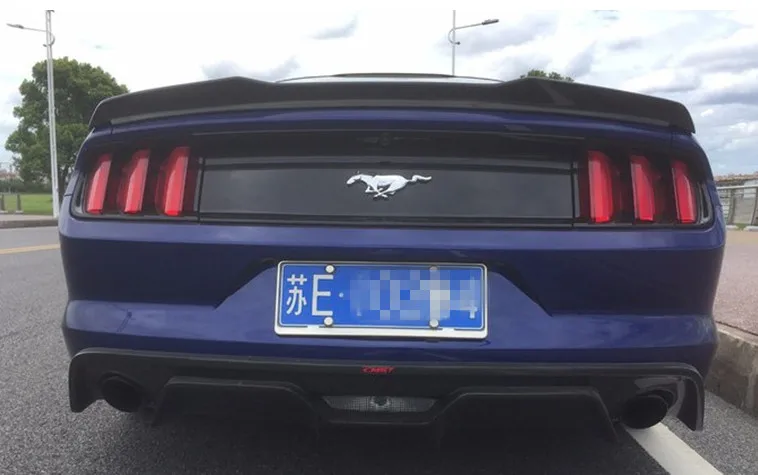 Для Ford Mustang большой спойлер 2015 2016 2017 2018 Высокое качество ABS Автомобильный задний