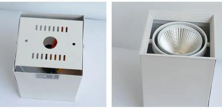 Бесплатная доставка Dimmable 2*10 Вт/10 Вт COB светодиодный потолочный светильник Bean Pot
