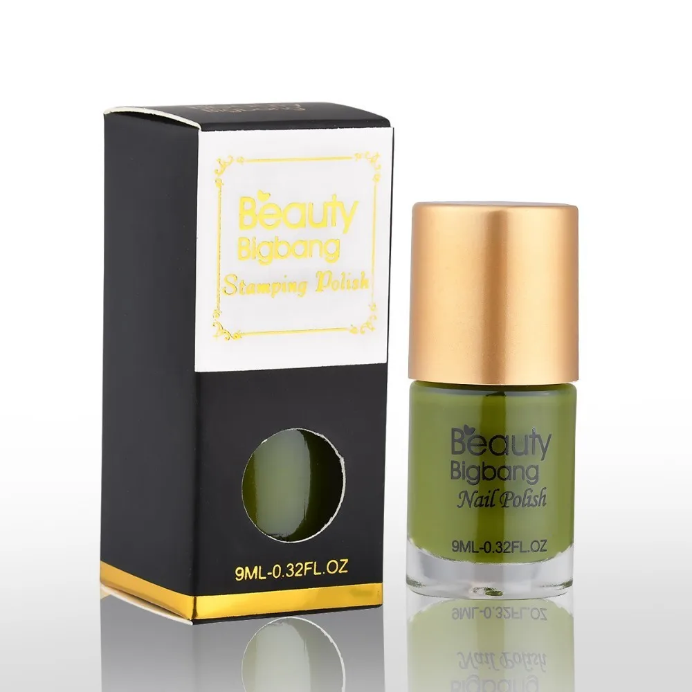 1 бутылка BEAUTYBIGBANG, 6 цветов, лак для ногтей, доступный гель для штамповки ногтей, цветной лак для ногтей