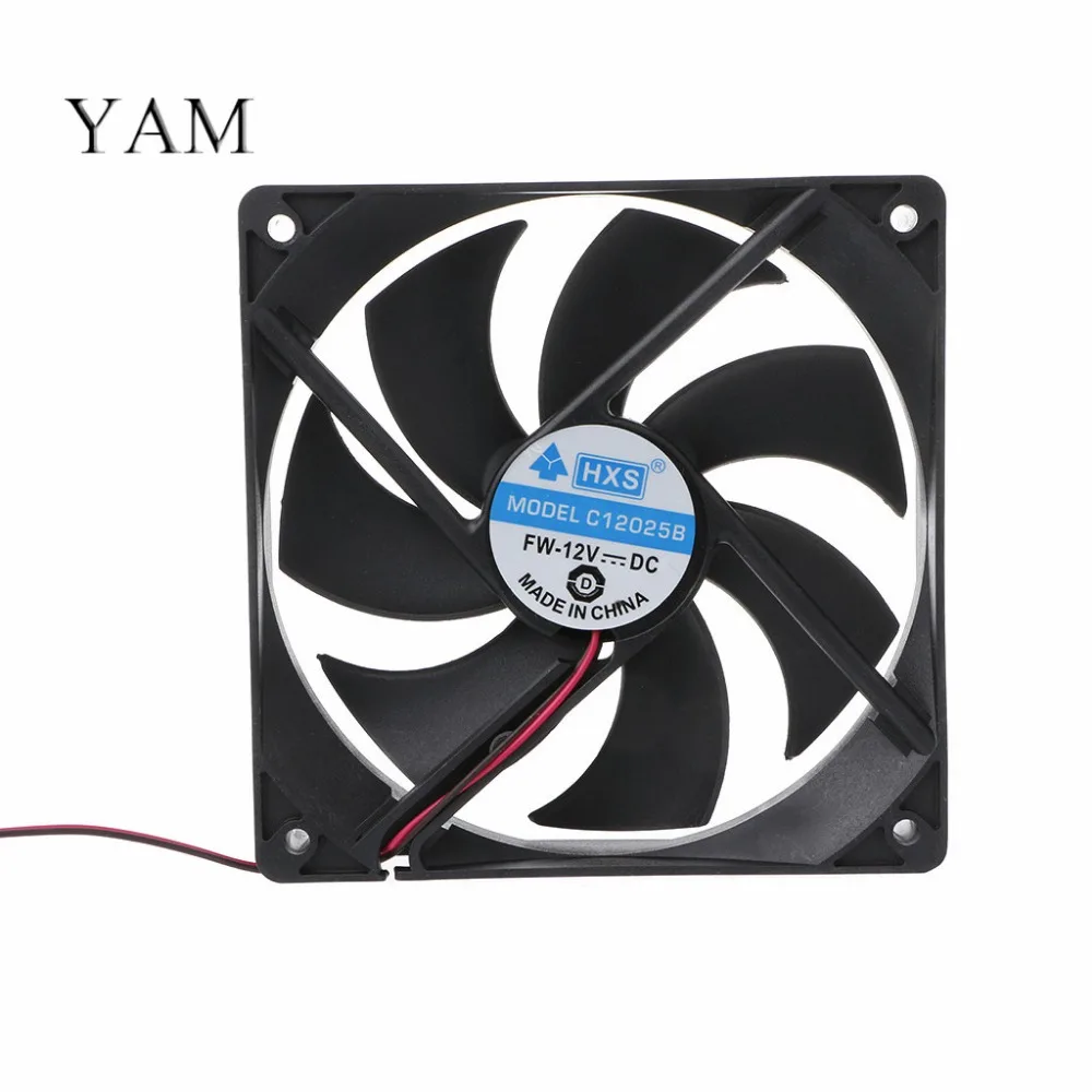 120x120x25 мм DC 12V 0.15A двойной 4 контактный 9 лопастный компьютер Корпус Вентилятор
